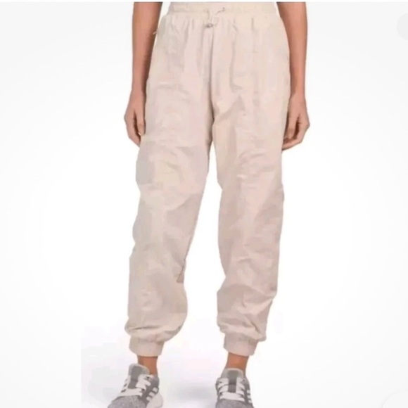 Wilo the Label Pants - WIL The Label Beige High Rise Parachute Jogger Pants
